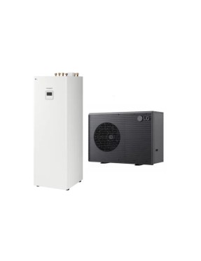 Термопомпа LG 7 kW - Въздух-вода - Моноблок - R290 - Трифазна - Високотемпературна - С вграден бойлер 200 L Термопомпа LG 7 kW - Въздух-вода - Моноблок - R290 - Трифазна - Високотемпературна - С вграден бойлер 200 L