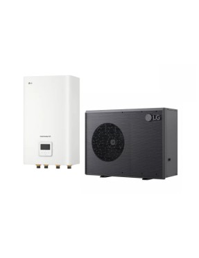 Термопомпа LG 7 kW - Въздух-вода - Моноблок - R290 - Трифазна - Високотемпературна - с Hydro Unit Термопомпа LG 7 kW - Въздух-вода - Моноблок - R290 - Трифазна - Високотемпературна - с Hydro Unit