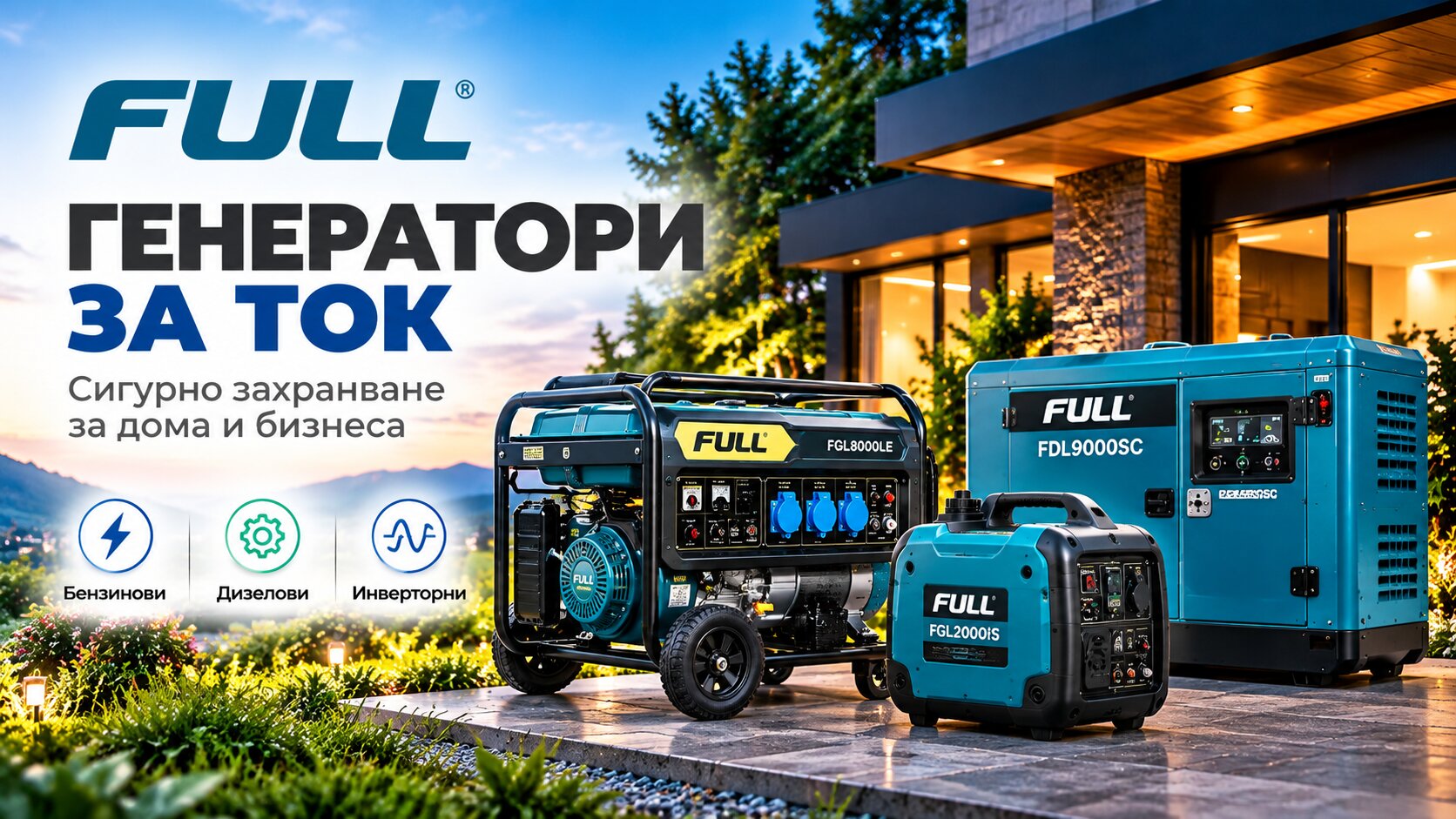 Генератори за ток FULL